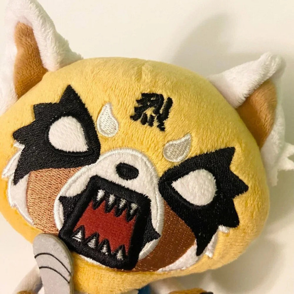2018 Sanrio Aggretsuko Plush Death Metal 7 Inch Small Stuffed Toy - Picture 14 of 14